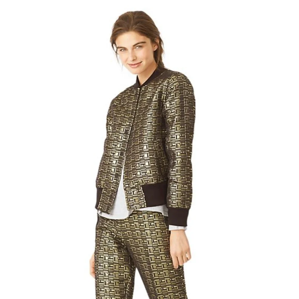Kate Spade Saturday Baroque Bomber Jacket